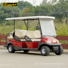 EXCAR 6 lugares carrinho de golfe elétrico 48 V golf buggy carrinho bateria carrinho de golfe elétrico